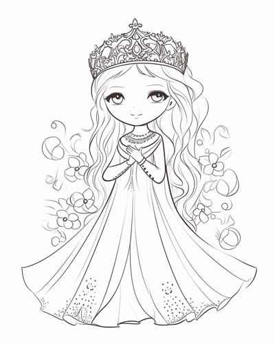 Eleanor of Aquitaine coloring page