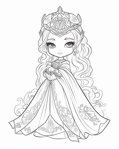 Eleanor of Aquitaine coloring page