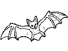 bats coloring page
