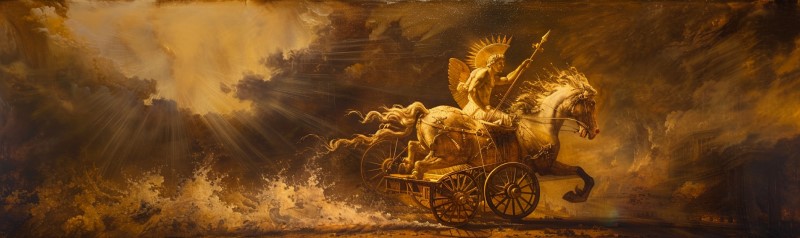 Helios and his sun chariot