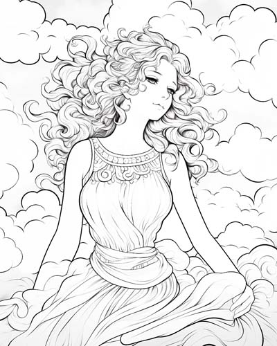 aurae coloring pages