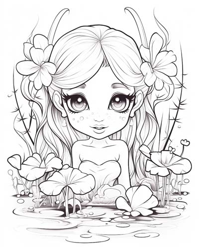 limnades coloring pages