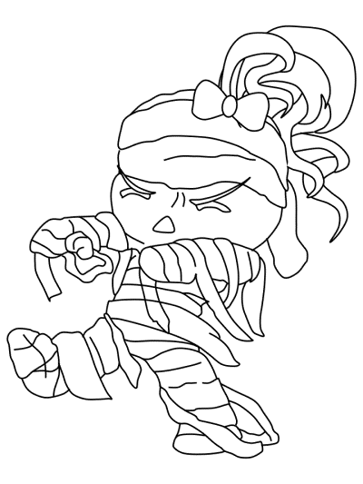 Halloween chibi: Mummy