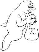 Ghosts Coloring Pages