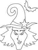 Witches Coloring Pages