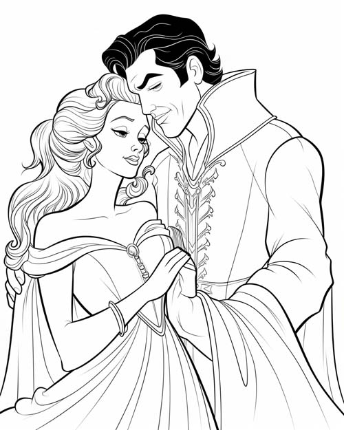 coloring page of Dracula