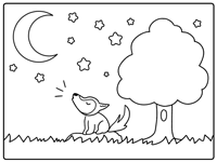 Wee Witch and the Potion Problems coloring page
