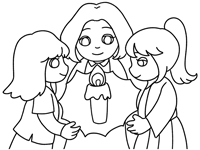 Hanukkah coloring page