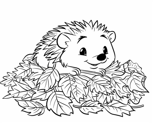 Printable Autumn Animal Coloring Pages Printable Autumn Animal Coloring Pages