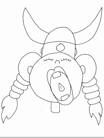 music - opera coloring page