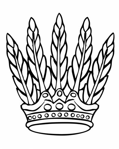 wheat crown coloring page
