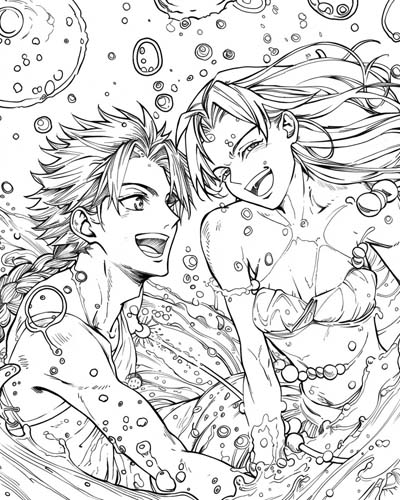 Songkran New Year Coloring Pages