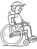 special needs coloring page