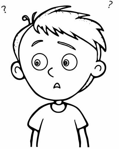 children with feelings coloring page
