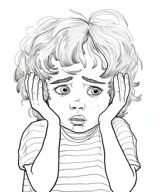 Emotions Coloring Pages