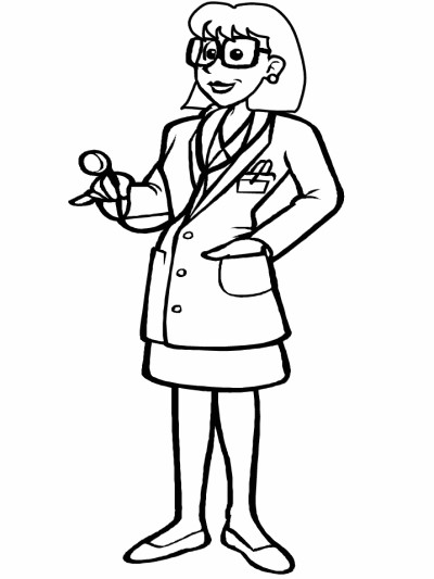 doctor coloring page