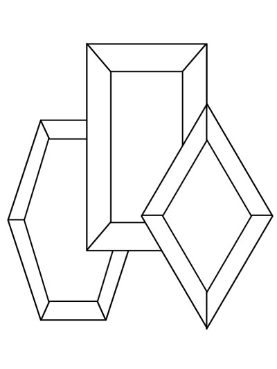jewels coloring page