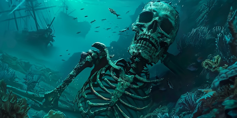 pirate staring out to sea