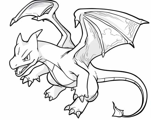 Charizard coloring page