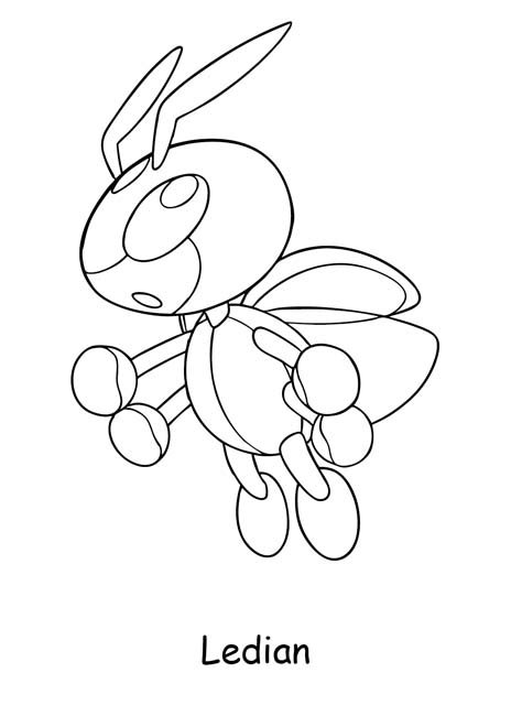 ledian coloring page