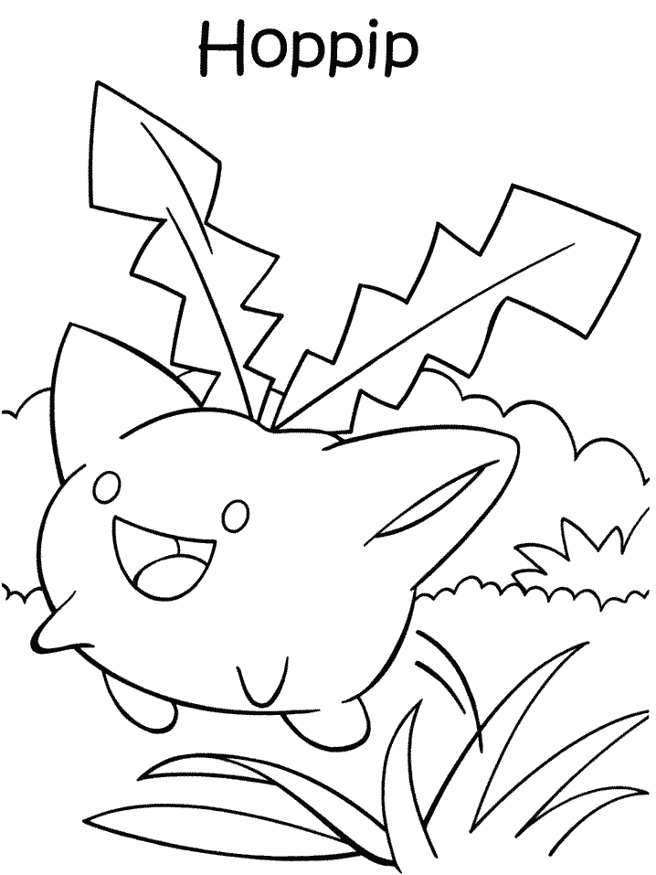 10 Grass Type Pokemon Coloring Pages for Budding Artists