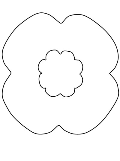 poppy and veteran's day coloring pages