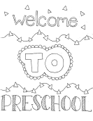 preschool back to school coloring page