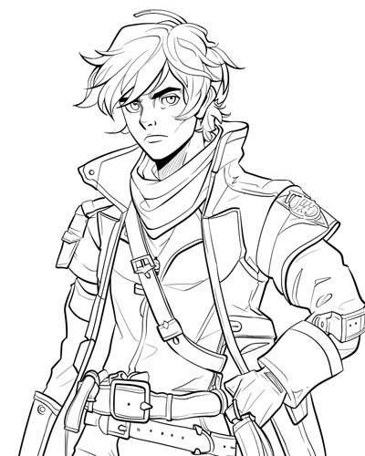 space marine coloring page