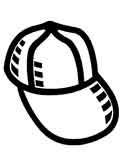 baseball coloring page