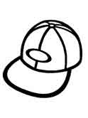 baseball coloring page