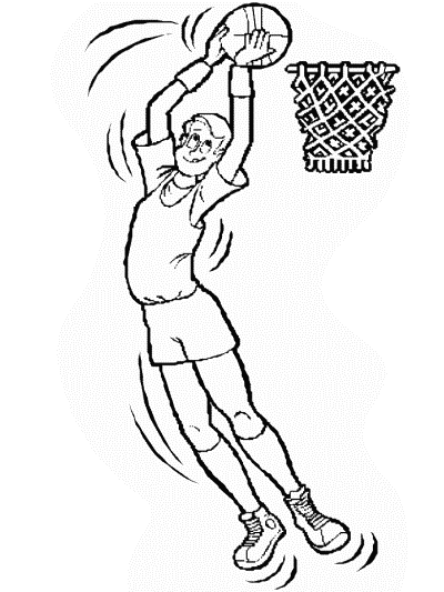 basketball coloring page