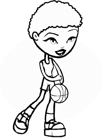 basketball coloring page