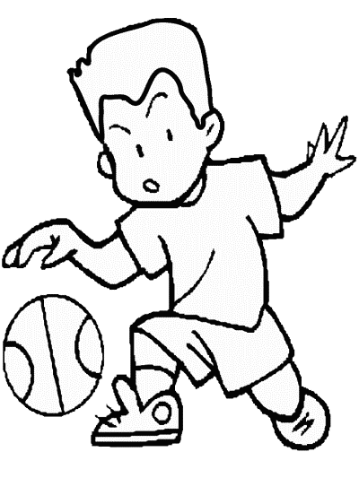 basketball coloring page