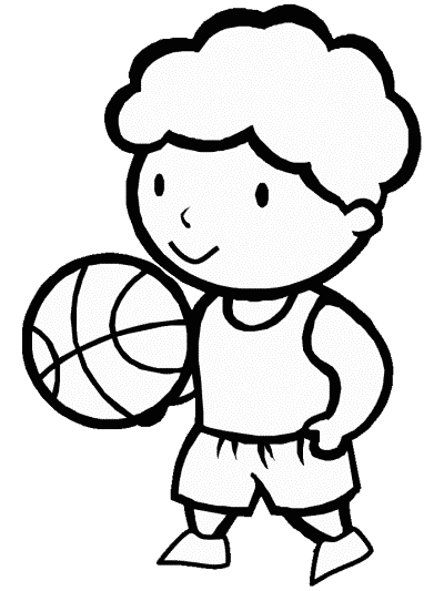 basketball coloring page