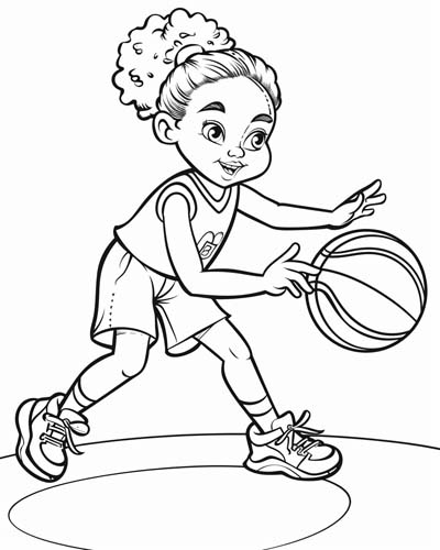court vision coloring page