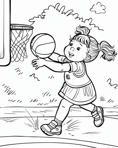 Learning to play coloring page