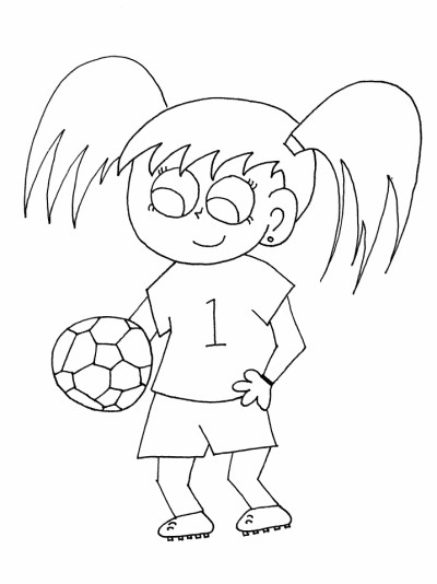 Soccer Coloring Pages