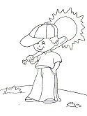summer coloring page