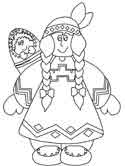 native american coloring pages