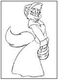 Thanksgiving pilgrim coloring page