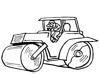 steamroller coloring page