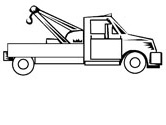 tow truck coloring pages