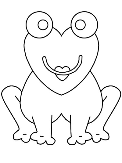 valentine's day coloring page