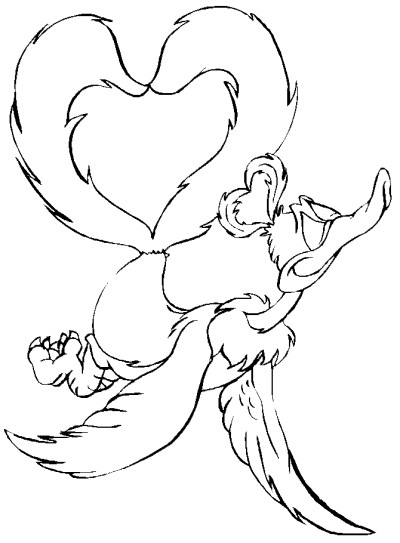 bird coloring page