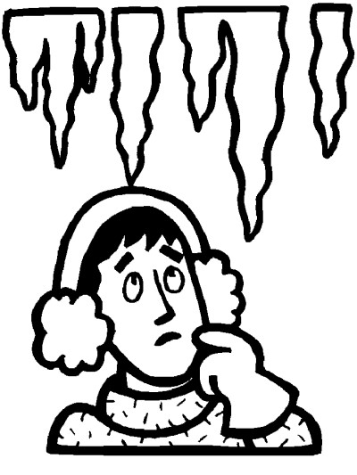 winter coloring page