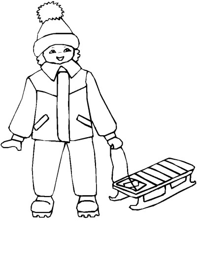 winter coloring pages