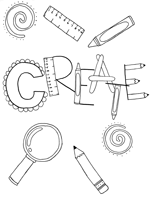 word art coloring pages