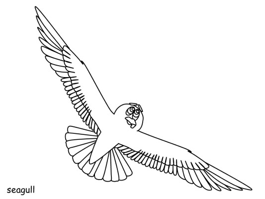 birds coloring page