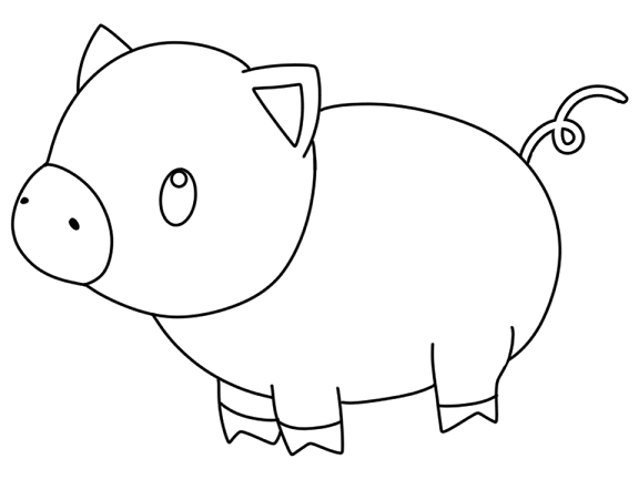 Little Red Hen coloring page
