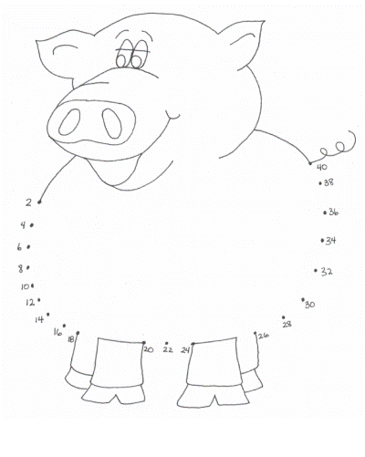 pig connect the dots worksheet
